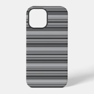 Süße schwarze graue Streifen iPhone 12 Pro Hülle