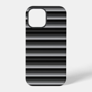 Süße schwarze graue Streifen iPhone 12 Pro Hülle