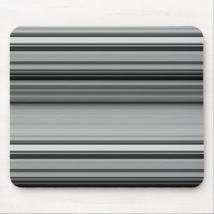 Süße schwarze graue Streifen Mousepad