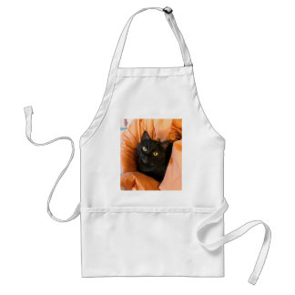 Süße schwarze Katze Schürze