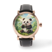 Süße schwarze Uhr