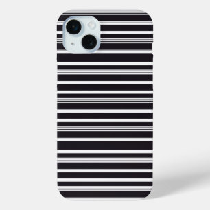 Süße schwarze weiße Streifen Case-Mate iPhone Hülle