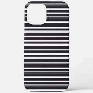 Süße schwarze weiße Streifen Case-Mate iPhone Hülle