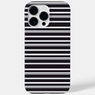 Süße schwarze weiße Streifen Case-Mate iPhone 14 Pro Max Hülle