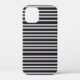 Süße schwarze weiße Streifen Case-Mate iPhone Hülle