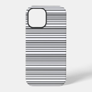 Süße schwarze weiße Streifen iPhone 12 Pro Hülle