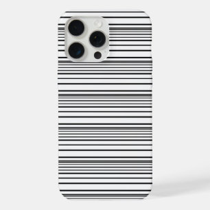 Süße schwarze weiße Streifen iPhone 15 Pro Max Hülle