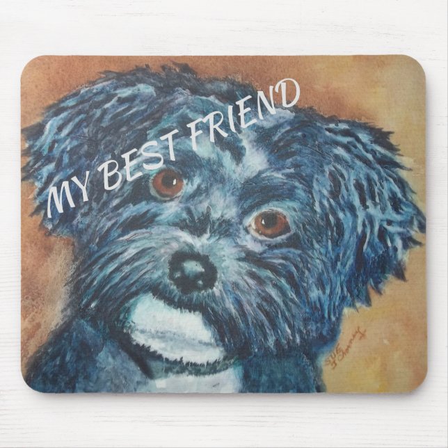 SÜSSE SCHWARZES HAVANESE MOUSEPAD (Vorne)