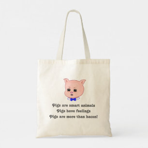 Süße Schwein Cartoon-Tasche Tragetasche