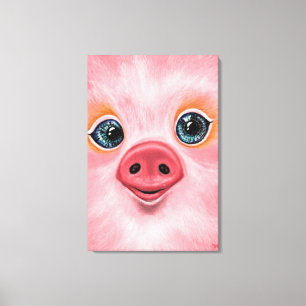 Süße Schwein Leinwanddruck