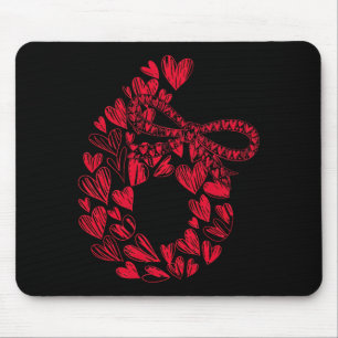 Süße Sechs Sieben Liebe 67 Herzen Paar Nummer 6 Be Mousepad