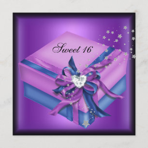 Süße Sechzehn 16 Geburtstagsgeschenk Einladung