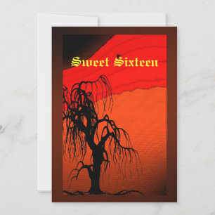 Süße Sechzehn, Halloween-Kostümeinladung Einladung