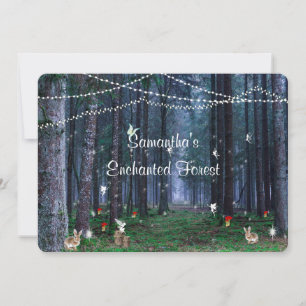 Süße Sechzehn, Verwunschener Wald, Feen, Benutzerd Einladung