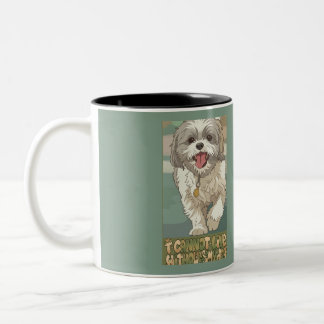 Süße Shih Tzu Anime-Stil-Kunst Zweifarbige Tasse