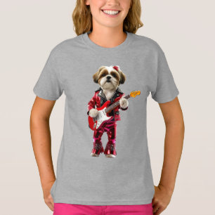 Süße Shih Tzu Rockstar Kids'  T-Shirt