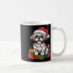 Süße Shih Tzu Weihnachtsmannmütze Weihnachten Xmas Kaffeetasse