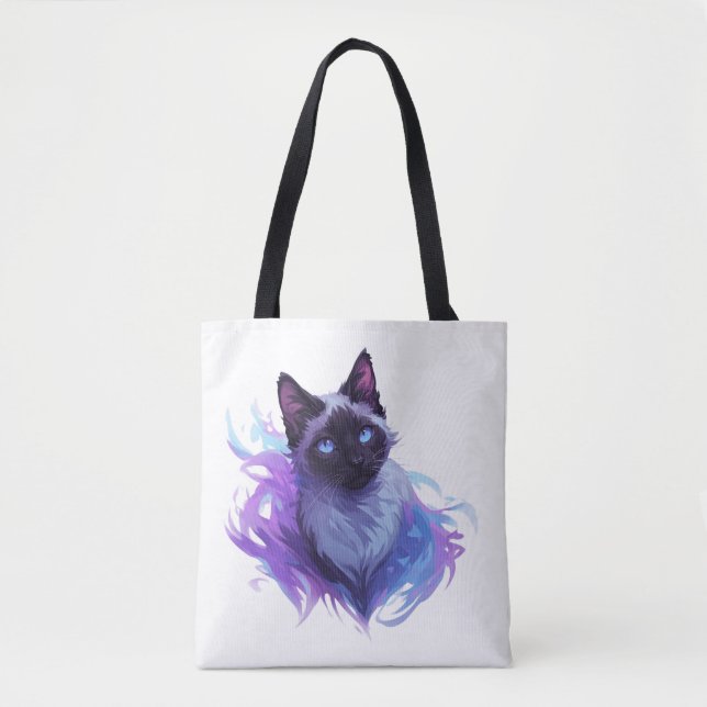 Süße siamesische Katze (Vorderseite)