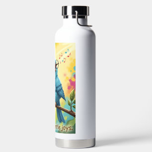Süße singende blaue Vogel-Wasserflasche Trinkflasche