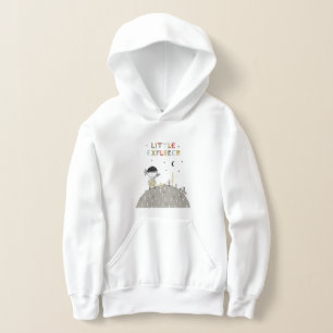 Süße skandinavische kleine Entdeckerin  Hoodie
