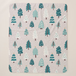 Süße skandinavische Weihnachtsbaum-Tasse Sherpadecke