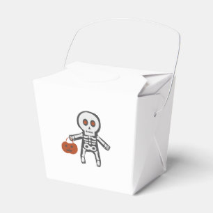 Süße Skelett-Halloween-Süßigkeiten-oder-Saures-Par Geschenkschachtel
