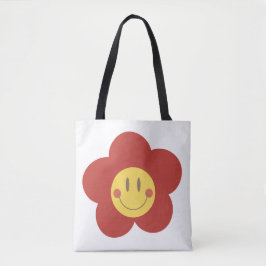 Süße Smiley-Blume Retro-Ästhetik Glückliches Gesic