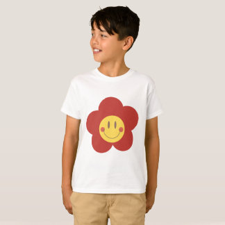Süße Smiley-Blume Retro-Ästhetik Glückliches Gesic T-Shirt