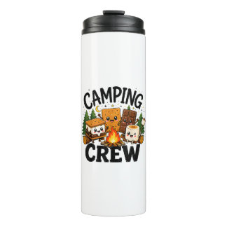 Süße S'mores Lagerfeuer Camping Gruppe Outdoor Thermosbecher