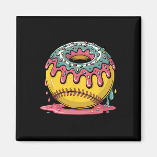 Süße Softll-Tropfen-Donut-Dessert-Sportsspieler-Fa Magnet