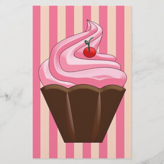 Süße Sommer-Dessert-Kunst Briefpapier (Vorderseite)