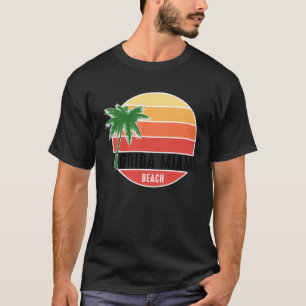 Süße Sommer-Strandurlaub-T-Shirts Florida Miami B T-Shirt