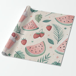 Süße Sommer-Verpackungspapier Geschenkpapier
