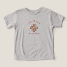 Süße Sommer-Vibes – Süßes Eis-Logo T-Shirt