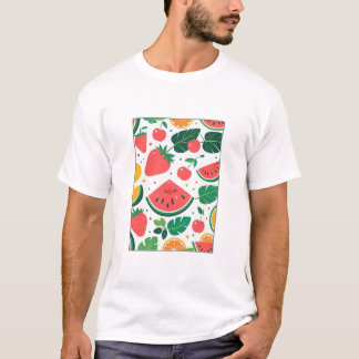 Süße Sommerfrüchte – Cute und farbenfrohe Frucht T T-Shirt