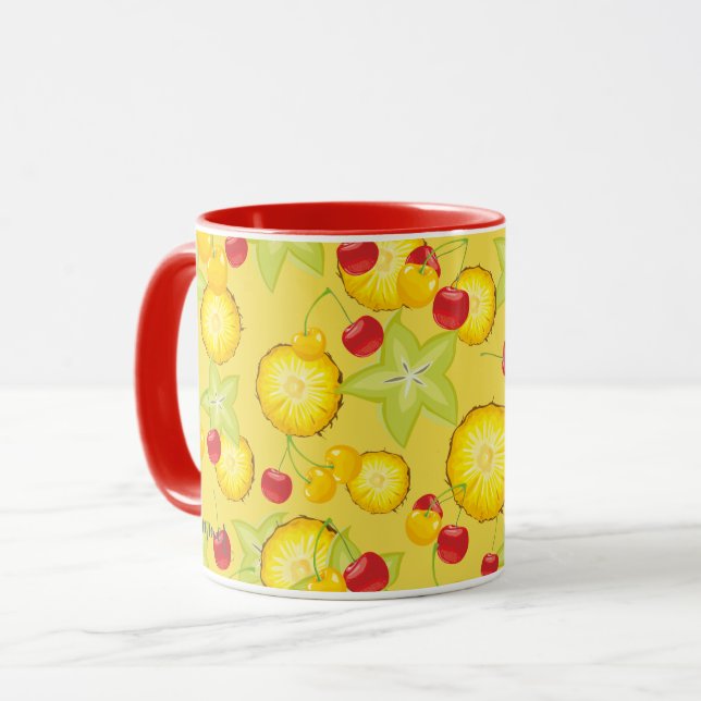 Süße Sommerfrüchte Tasse (Vorderseite Links)