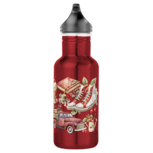 Süße Sommerkirschen Edelstahlflasche