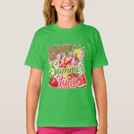 Süße Sommerstimmung Kinder Unisex T-Shirt
