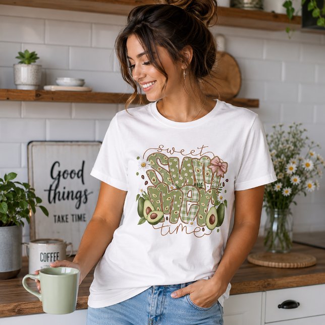 Süße Sommerzeit Avocado Tri-Blend Shirt (Von Creator hochgeladen)
