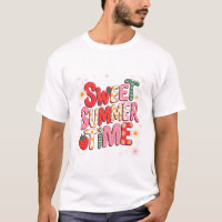 Süße Sommerzeit Coquette Erdbeere Retro Strand