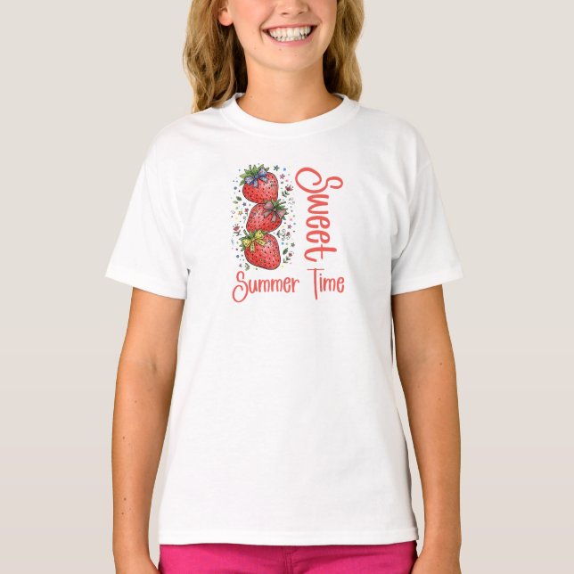 Süße Sommerzeit T-Shirt (Vorderseite)