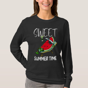 Süße Sommerzeit Wassermelone Frauen lieben Melonen T-Shirt