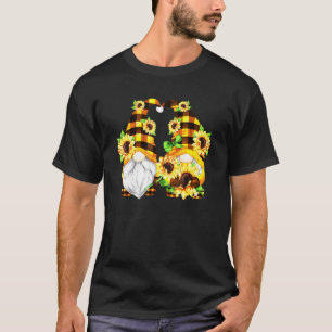 Süße Sonnenblumen-Gnome für Frauen Gärtnerin und H T-Shirt