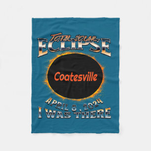 Süße Sonnenfinsternis Coatesville Indiana Da Fleecedecke