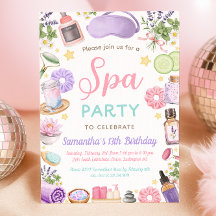 Süße Spa Verwöhnparty Mädchen Geburtstag