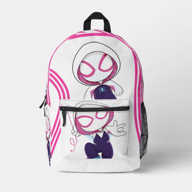 Süße Spider Gwen Chibi Kinder Rucksack (Vorderseite)