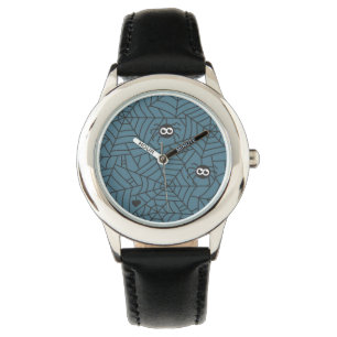 Süße Spinnen, Spinnennetz, Halloween Armbanduhr