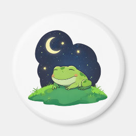 Süße Sternengucker-Frosch-Kawaii-Nacht-Himmel-Desi Magnet