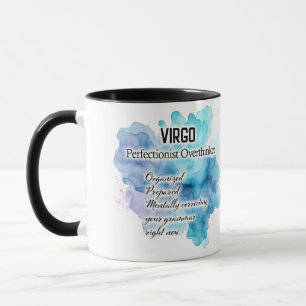 Süße Sternzeichen-Eigenschaften / Jungfrau Wrap  Tasse
