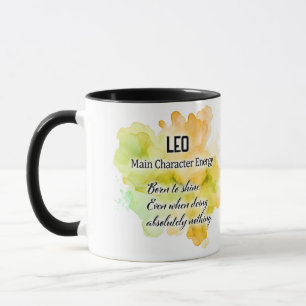 Süße Sternzeichen-Eigenschaften/ Löwe-Wrap  Tasse